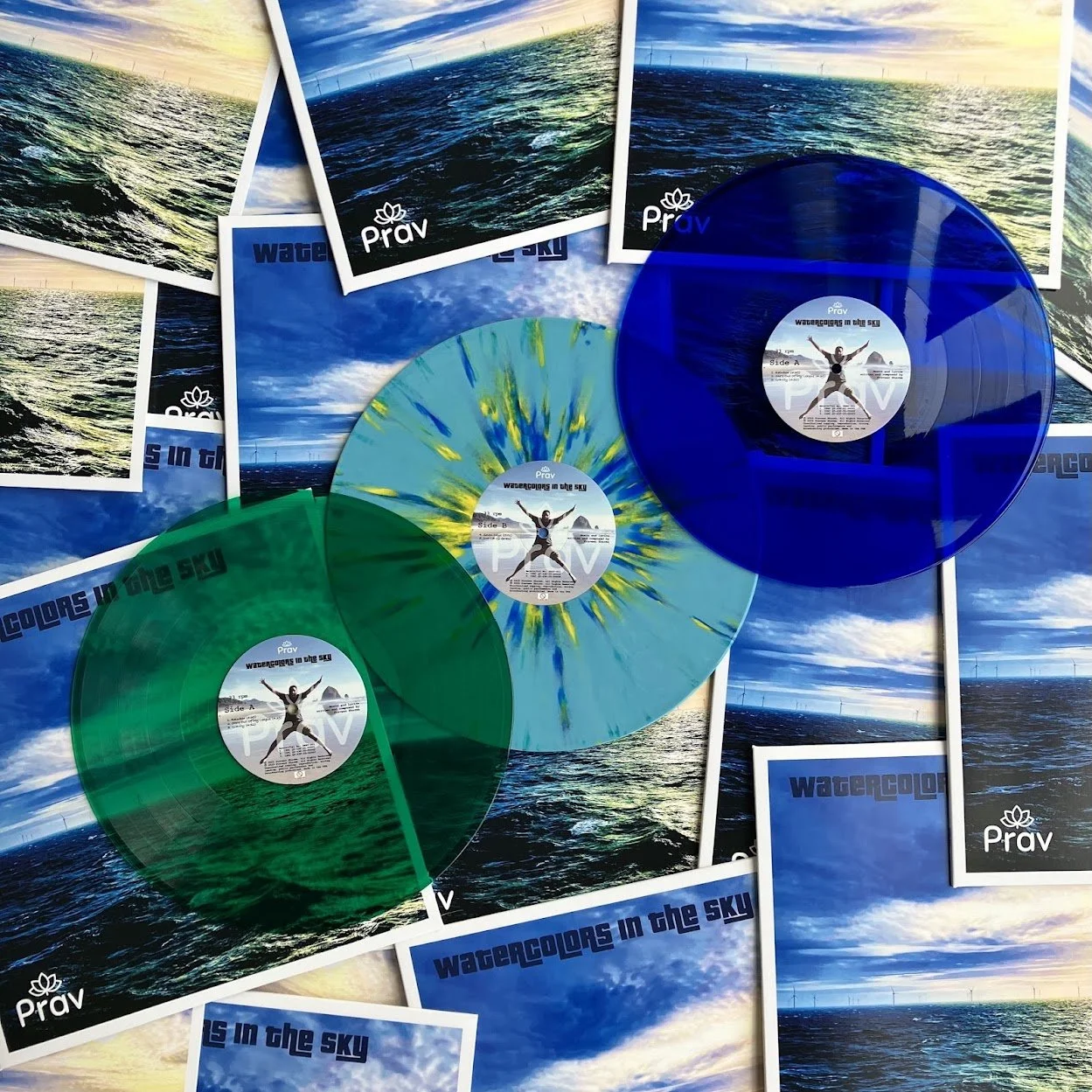 Watercolors in the Sky (vinyl record) — Prav